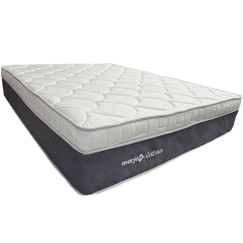 colchão casal marjom gold visco mola ensacada 35x138x188cm (mp)