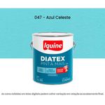 tinta acrilica iquine economica fosco-aveludado 3,2l diatex pinta mais 047 azul celeste (mp)