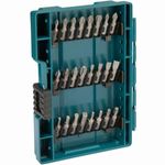 kit de bits makita com adaptador de troca rapida e broca escareadora com 29 peças d-73477 (mp)