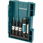 kit de bits makita com adaptador de troca rapida e broca escareadora com 29 peças d-73477 (mp)