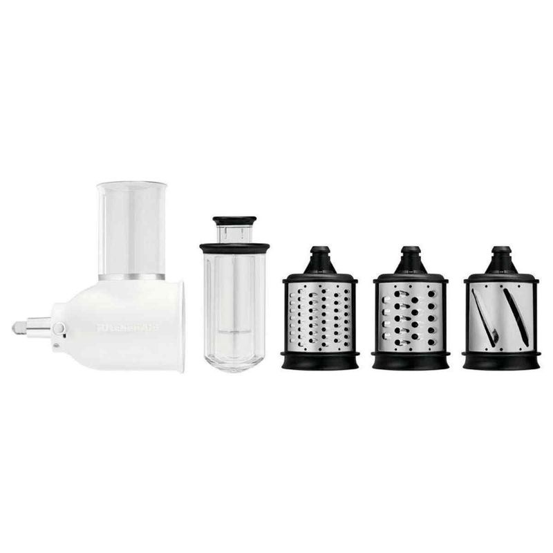 acessórios kitchenaid ralador e fatiador para stand mixer, branco - ki916cbona