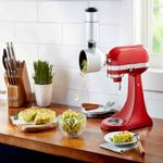 acessórios kitchenaid ralador e fatiador para stand mixer, branco - ki916cbona