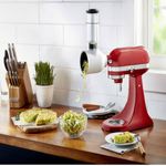 acessórios kitchenaid ralador e fatiador para stand mixer, branco - ki916cbona