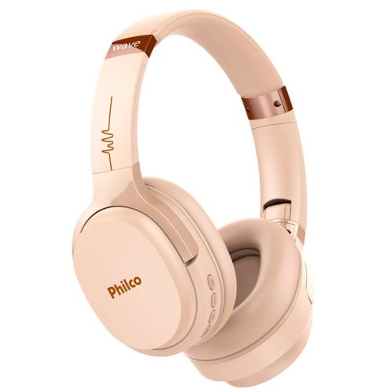headphone bluetooth philco wave bivolt bege pfo01btg (mp)