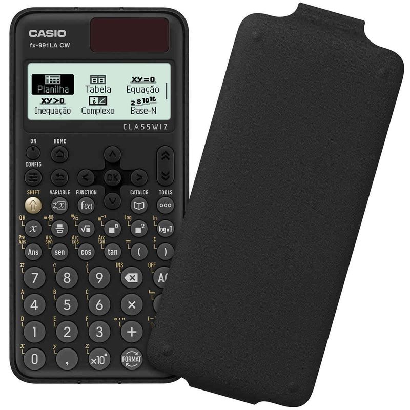 calculadora científica casio fx-991lacw-w4-dt preto