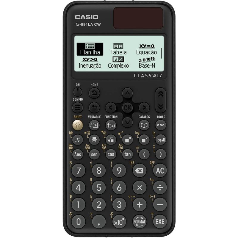 calculadora científica casio fx-991lacw-w4-dt preto
