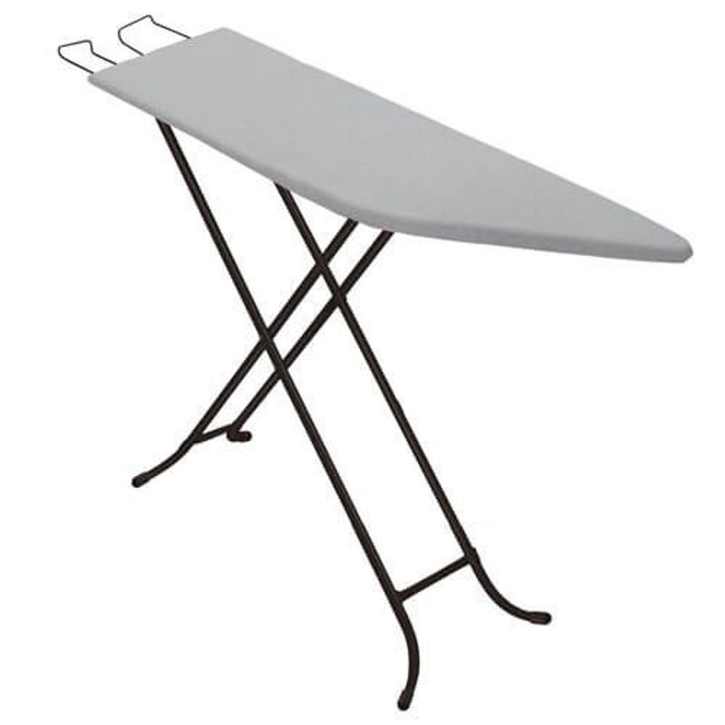 tábua de passar utimil com ponta e forro metalizado preto - pr210