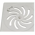 grelha vórtice abre e fecha quadrada amanco 99069 dn 100mm inox (mp)