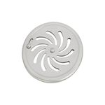 grelha vórtice abre e fecha redonda amanco 99067 dn 100mm inox (mp)