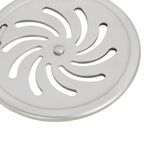 grelha vórtice abre e fecha redonda amanco 99067 dn 100mm inox (mp)
