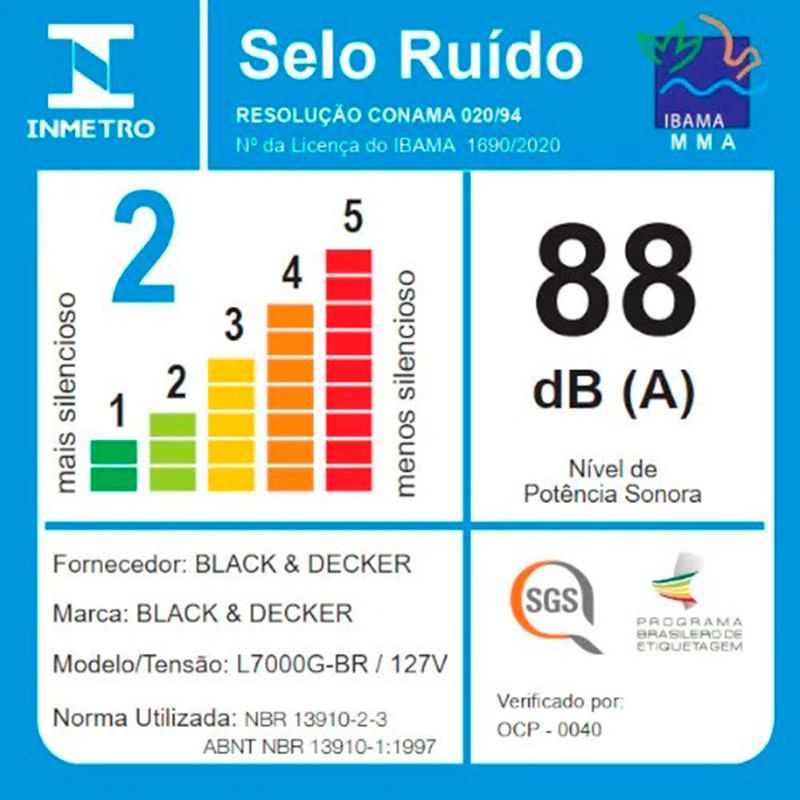 liquidificador black+decker 5 velocidades sistema safe click inox - l7000g-br