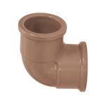 joelho 90° soldável amanco pvc 25mm marrom (mp)