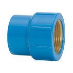 luva soldável com bucha de latão amanco 11750 pvc 20mm x 1/2" azul (mp)