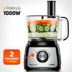 multiprocessador mondial turbo chef 5 em 1 60hz preto mpn-01-b