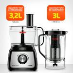 multiprocessador mondial turbo chef 5 em 1 60hz preto mpn-01-b