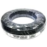 cabo elétrico 10mm preto 50 metros top cables (mp)