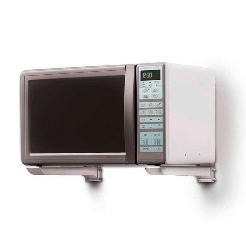 suporte de parede para micro-ondas e forno elétrico elg branco mw05wh