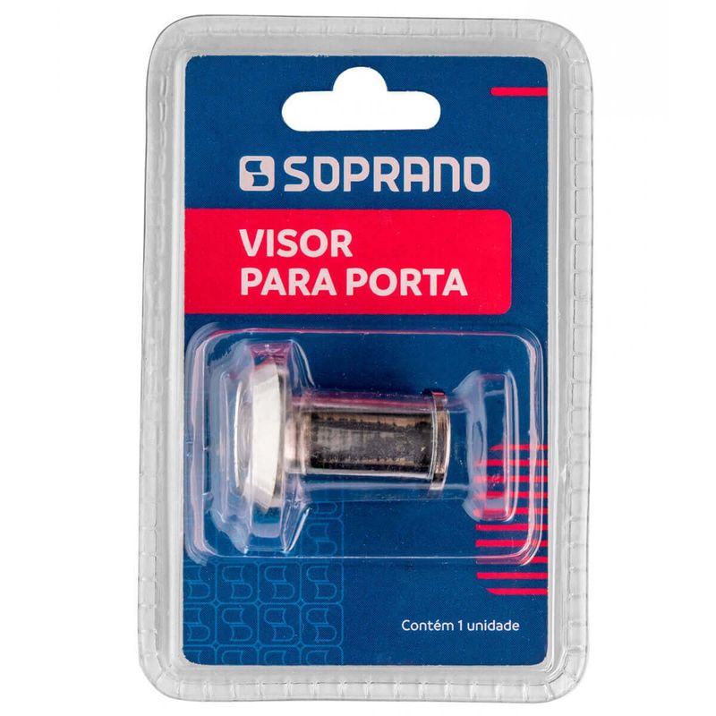 olho mágico para porta 1 unidade soprano 25-42mm cromado