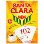 filtro de papel santa clara 102 caixa com 30 unidades