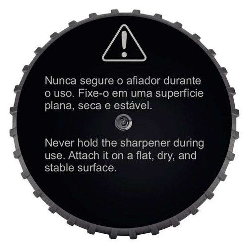 afiador de facas tramontina profio preto 24038000