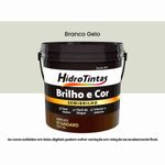 tinta acrílica standard semibrilho 15l hidrotintas brilho e cor branco gelo (mp)