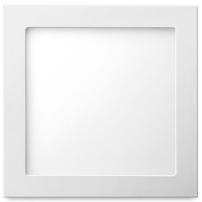 painel led quadrado de embutir 24w bivolt 6500k elgin luz branca (mp)