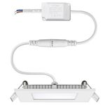 painel led quadrado de embutir 24w bivolt 6500k elgin luz branca (mp)