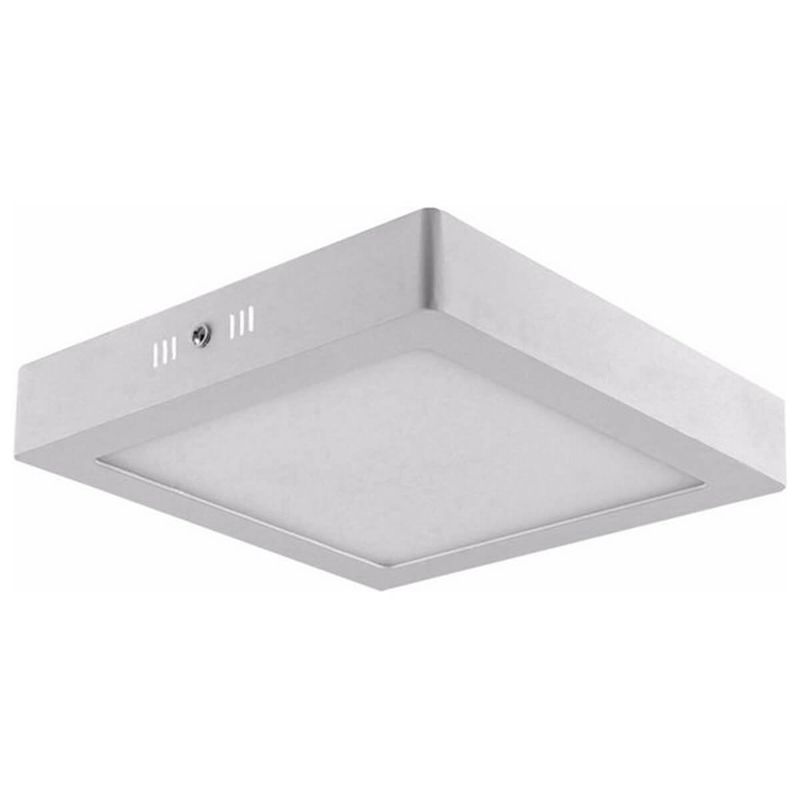 painel led quadrado sobrepor 24w bivolt elgin 6500k luz branca (mp)