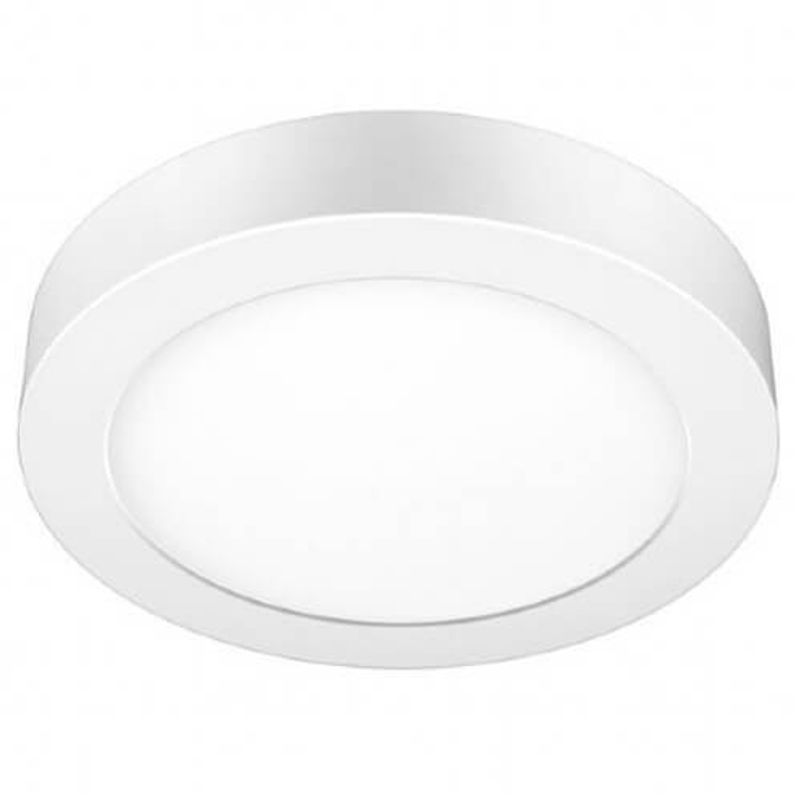 painel led redondo sobrepor elgin 24w bivolt 6500k luz branca (mp)