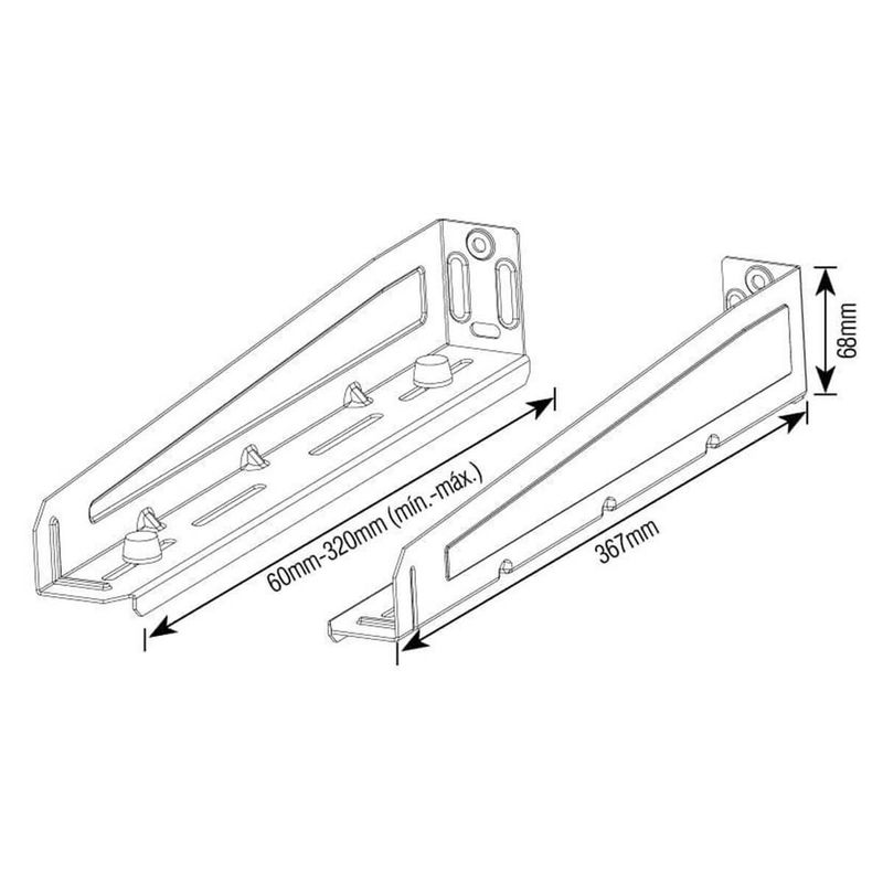 suporte para forno micro-ondas brasforma multiuso sbr5.0