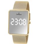 relógio champion digital dourado ch40080b