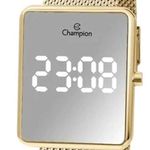 relógio champion digital dourado ch40080b