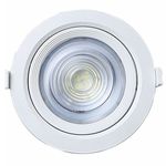 spot embutir taschibra alltop led par30 redondo 10w 3000k 15090205 branco (mp)