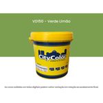 tinta acrílica citycolor econômica fosco verde limão 3,6 litros 064vd150 (mp)