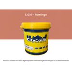 tinta acrílica citycolor econômica fosco flamingo 3,6 litros 064lj310 (mp)