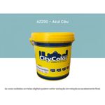 tinta acrílica citycolor econômica fosco azul céu 3,6 litros 064az290 (mp)