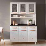 armário de cozinha telasul mirage tampo branco 21001