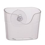 suporte para esponja paramount com ventosa diamond transparente - 1250
