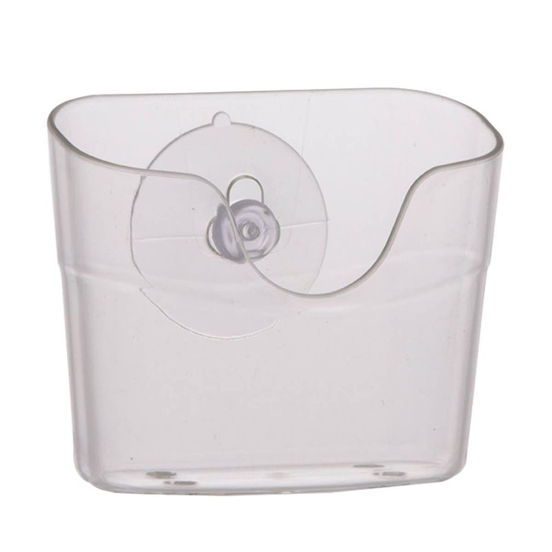 suporte para esponja paramount com ventosa diamond transparente - 1250