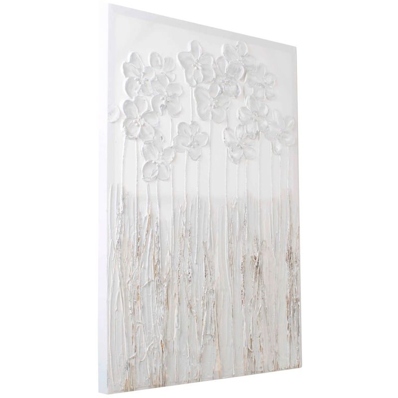 quadro latcor flores branco - b104a-2