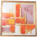 quadro latcor abstrato laranja - e071a-2