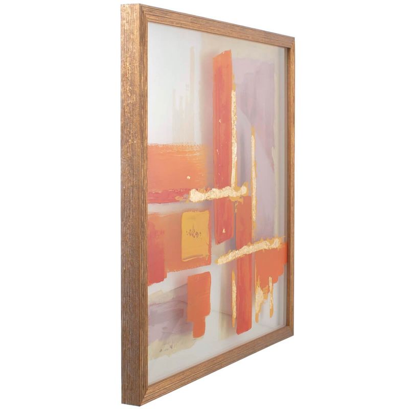quadro latcor abstrato laranja - e071a-2