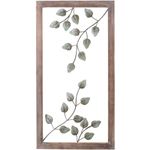 quadro latcor folhas verde e marrom - j066a-1