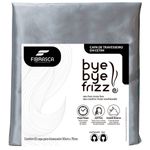 fronha fibrasca de cetim bye bye frizz 50x70cm prata - 3760