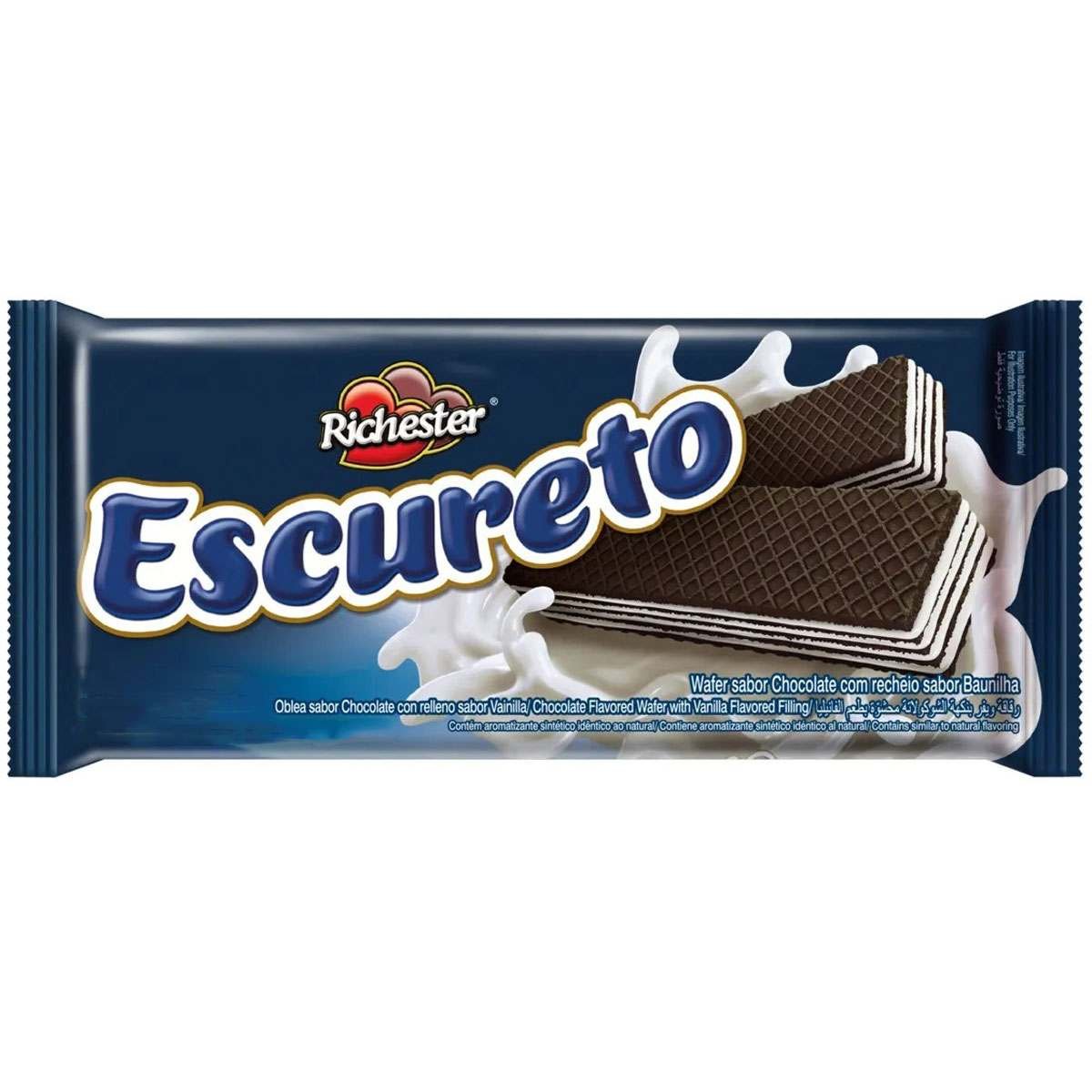Biscoito Wafer Richester Baunilha 80g