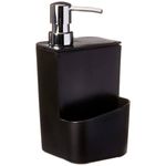 dispenser para detergente martiplast e esponja trium 650ml preto - dt 500 ptf