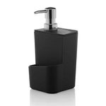 dispenser para detergente martiplast e esponja trium 650ml preto - dt 500 ptf