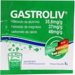 gastroliv pó efervescente sabor limão cifarma 1 sachê 5g