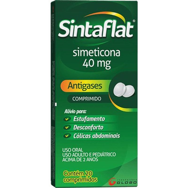 sintaflat 40mg 20 comprimidos globo