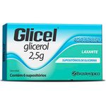 glicel 2,254g 6 supositórios adulto brasterápica similar